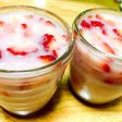 甘くて美味しい♡簡単いちご牛乳寒天♪♪