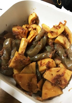 タケノコとコンニャクde土佐煮(^^)-レシピのメイン写真
