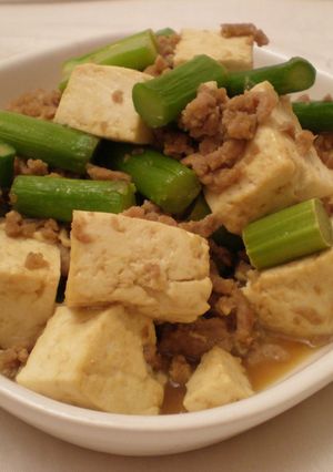 めっちゃ簡単☆豆腐とアスパラの中華☆-レシピのメイン写真