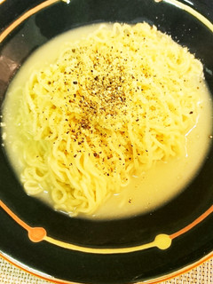 とんこつラーメンパスタ-レシピのメイン写真