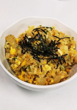 親子丼をリメイク！炒飯-レシピのメイン写真