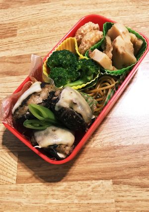 旦那さん弁当♡椎茸の肉詰め-レシピのメイン写真