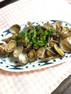 ☆あさりのバター蒸し大葉のせ〜-レシピのメイン写真