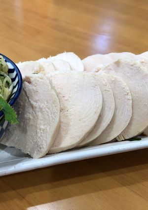 簡単鶏むね肉サラダチキン 保温鍋-レシピのメイン写真