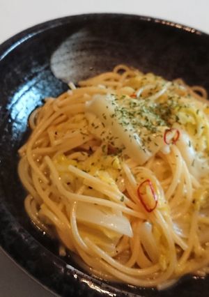 キャベツのペペロンふぅワンポットパスタ-レシピのメイン写真