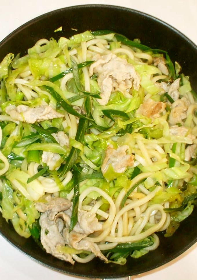 酢焼きうどん♪簡単-レシピのメイン写真