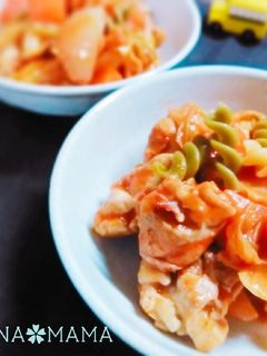 マカロニ入り♡鶏肉のトマト煮-レシピのメイン写真