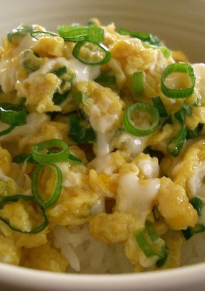 簡単!卵とネギののっけご飯♪-レシピのメイン写真