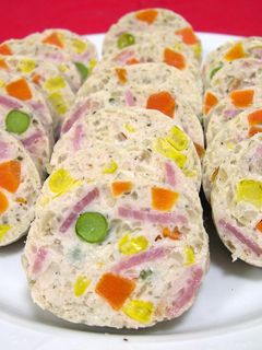 レンジde簡単★カラフル・ミートローフ★-レシピのメイン写真