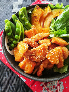 簡単節約☆鶏胸肉で甘酢照り焼きチキン。-レシピのメイン写真
