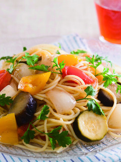 夏野菜のマリネパスタ-レシピのメイン写真