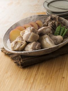 鶏肉とさつまいもとまいたけのべんりで酢煮-レシピのメイン写真
