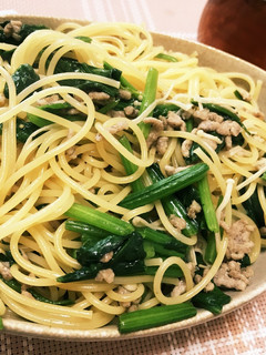 ほうれん草のパスタ-レシピのメイン写真