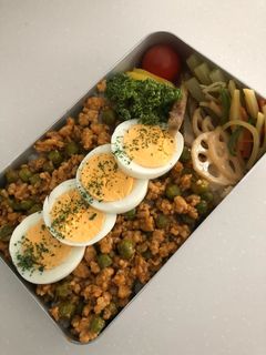 グリーンピースのカレーそぼろ-レシピのメイン写真
