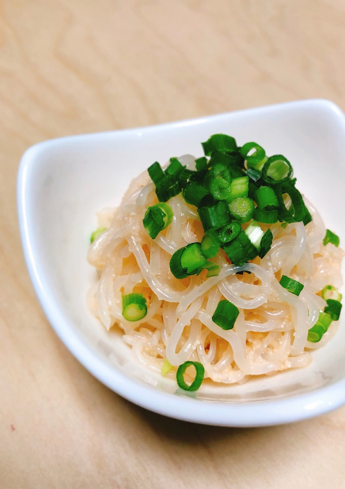 たらこがしっとり♡たらこパスタ風しらたき-レシピのメイン写真