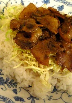 うまい♪パっと作れる豚バラキャベツ丼-レシピのメイン写真