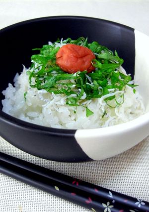 *食欲不振に　モリモリ梅じゃこ飯-レシピのメイン写真