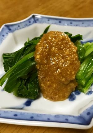 えびなの酢みそ和え（高知県北川村の料理）-レシピのメイン写真