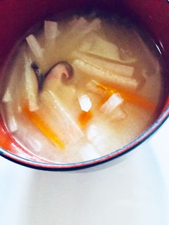 大根と揚げの味噌汁-レシピのメイン写真