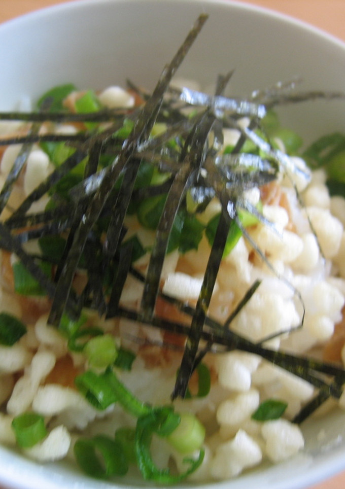 きつねとたぬきの仲良し丼♪-レシピのメイン写真