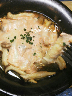 ミニエリンギの明太マヨチーズ焼き♪-レシピのメイン写真