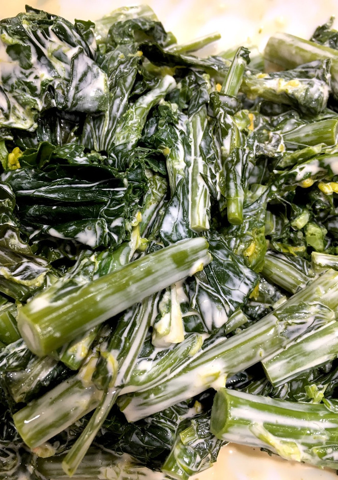 簡単♪かき菜のマヨ西洋わさび和え-レシピのメイン写真