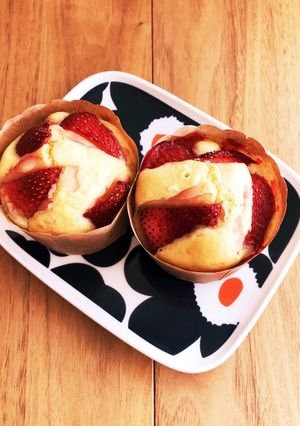 いちごとクリームチーズのHMマフィン-レシピのメイン写真