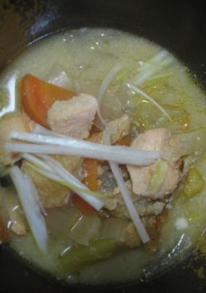 酒呑みが作った鮭の酒粕汁♪-レシピのメイン写真
