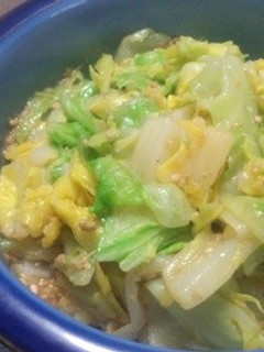 春キャベツの胡麻味噌お浸し-レシピのメイン写真