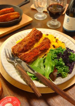 お手軽簡単時短♪スパイシースペアリブ-レシピのメイン写真