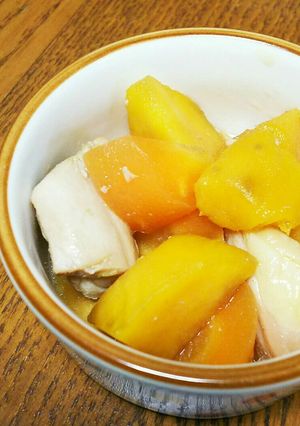 鶏肉とお芋の味噌風味煮-レシピのメイン写真