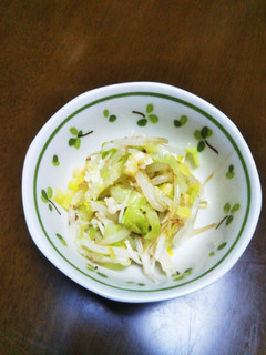 キャベツ・もやし・えのき・油揚げおひたし-レシピのメイン写真