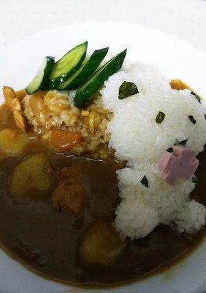 ホワイトチョコ入り！簡単チキンカレー！-レシピのメイン写真