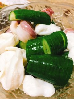 タコときゅうりの酢の物-レシピのメイン写真