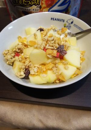 蜂蜜りんごヨーグルトonグラノーラ-レシピのメイン写真