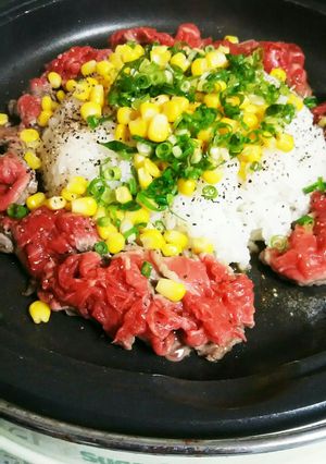 市販の焼肉のたれでペッパーライス！-レシピのメイン写真