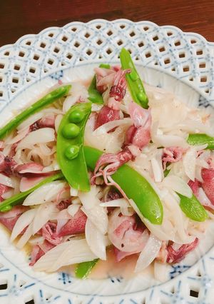 新玉ねぎとホタルイカのマリネ-レシピのメイン写真
