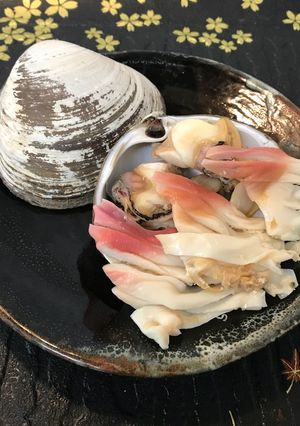 甘くて美味しい！ボイルほっき貝のお造り♪-レシピのメイン写真
