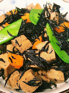 ひじきと高野豆腐の煮物-レシピのメイン写真