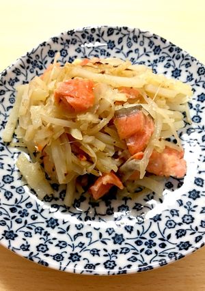 塩鮭とじゃがいもの炒め物-レシピのメイン写真
