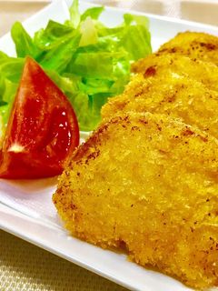 簡単ハムカツの作り方・簡単衣-レシピのメイン写真