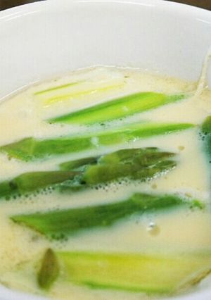 鳥胸肉茹でた残り汁でレンちん中華茶碗蒸し-レシピのメイン写真