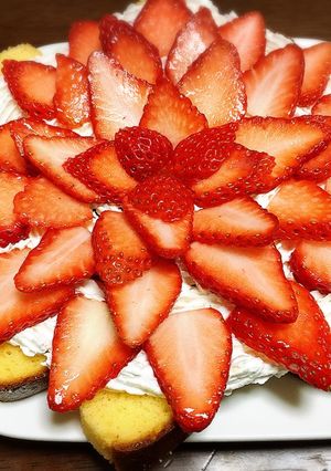 パウンドケーキでデコレーション♡-レシピのメイン写真