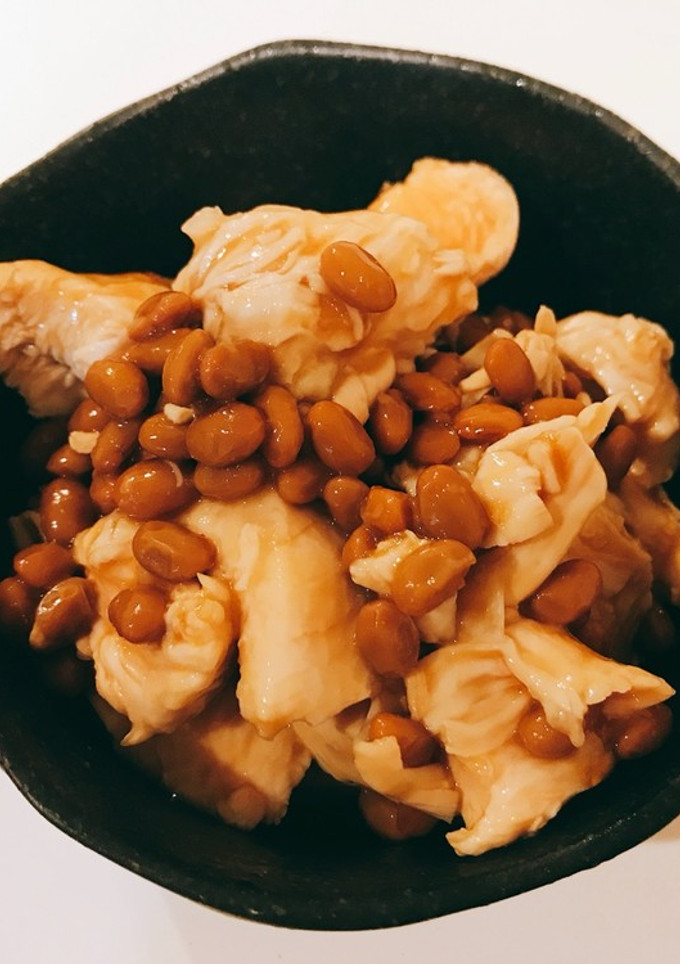 納豆ささみラー油☆ダイエット用-レシピのメイン写真