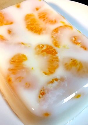 八朔の牛乳寒天-レシピのメイン写真