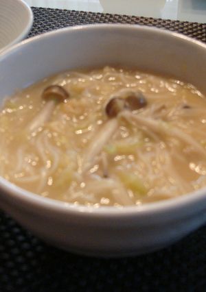 ひとりランチに♪あったかそうめん-レシピのメイン写真