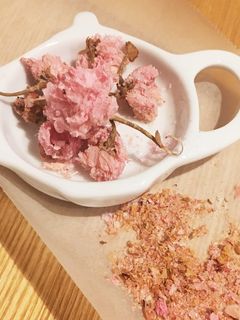 桜塩 レンチンのみ【桜の塩漬けの消費に】-レシピのメイン写真