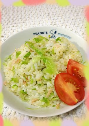レンチンで簡単☆レタスチャーハン-レシピのメイン写真