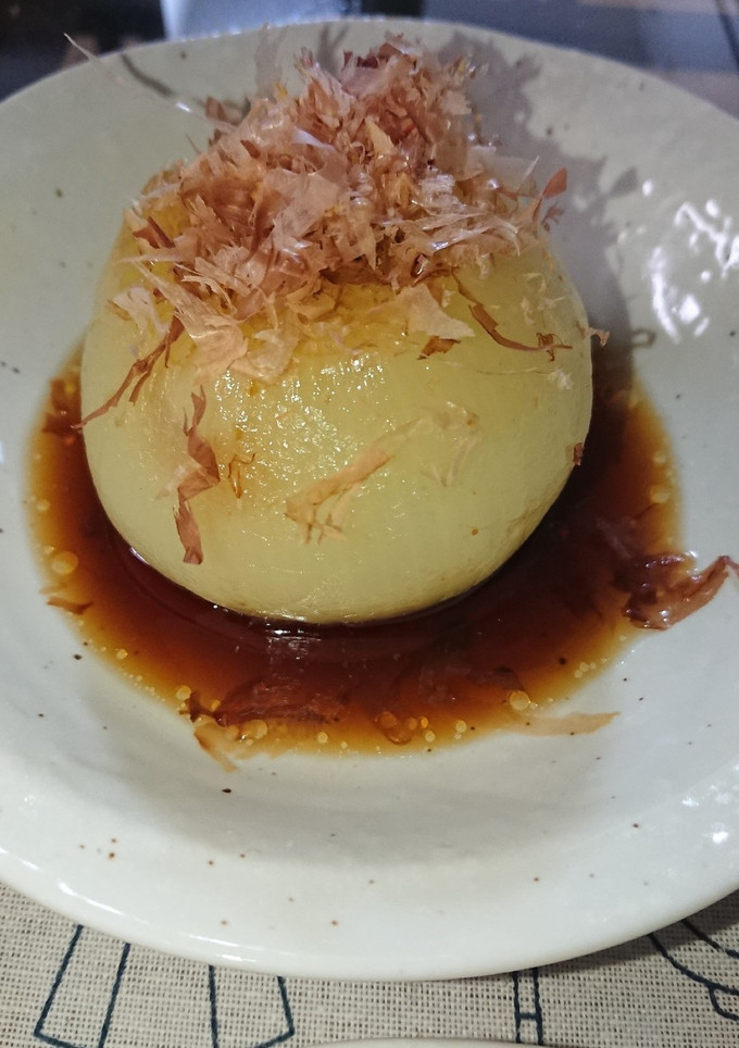レンジで簡単！たまねぎのまるごと蒸し！-レシピのメイン写真