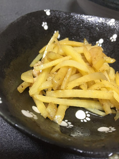 見事な相性♡鶏皮ジャガイモ炒め-レシピのメイン写真